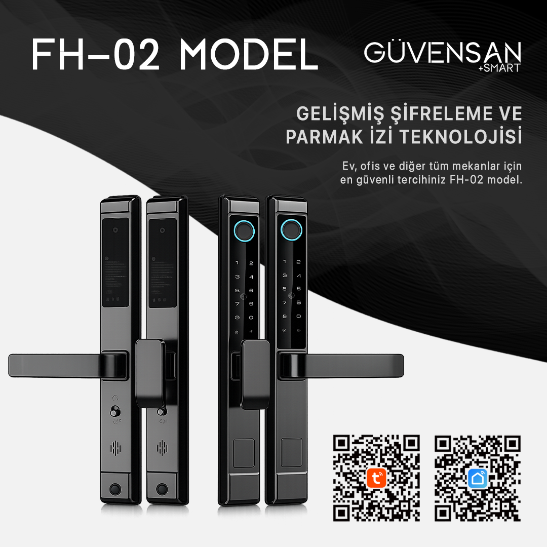 FH-02 Tuya Destekli Akıllı Kapı Kilidi