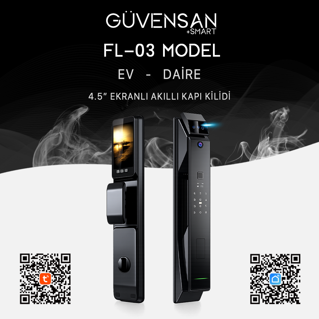 FL-03 Tuya Destekli Akıllı Kapı Kilidi