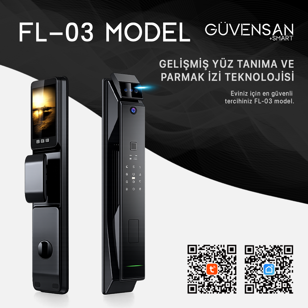 FL-03 Tuya Destekli Akıllı Kapı Kilidi